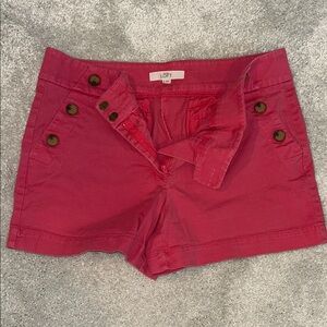 LOFT Pink Button Riviera Short